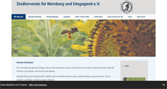 Desktop Screenshot of imker-in-nuernberg.de